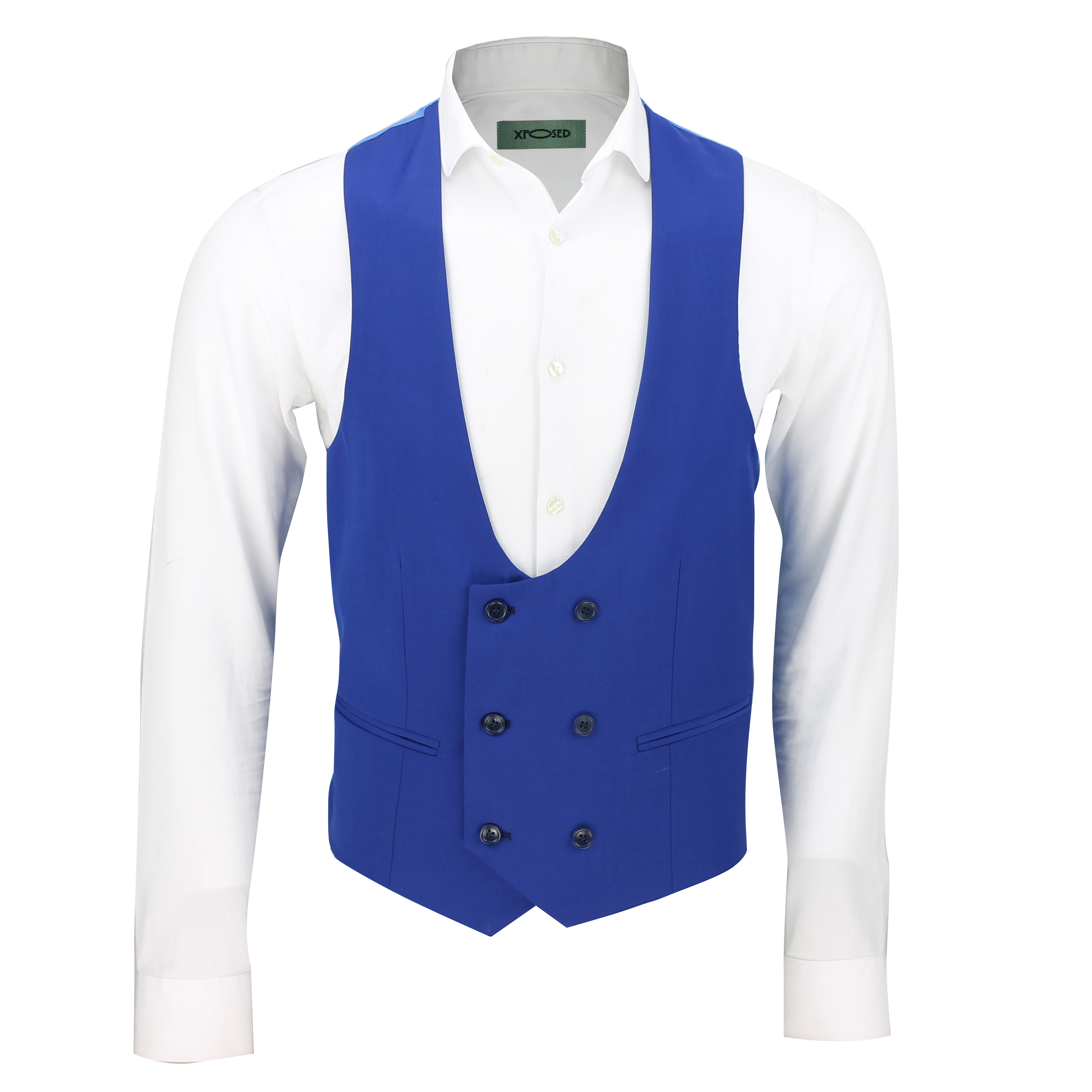 U shaped 2025 waistcoat suit